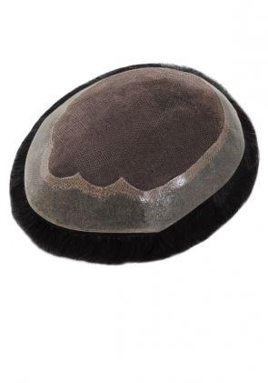 Vance | Peluca parcial de Monofilamento tipo NPU con Perímetro de Skin, Durable y Transpirable