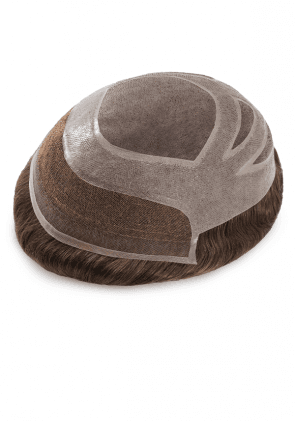 Vigor|Prótesis Capilar para Hombre de Monofilamento con Perímetro de Skin y Lace Frontal. Altamente Durable y Transpirable